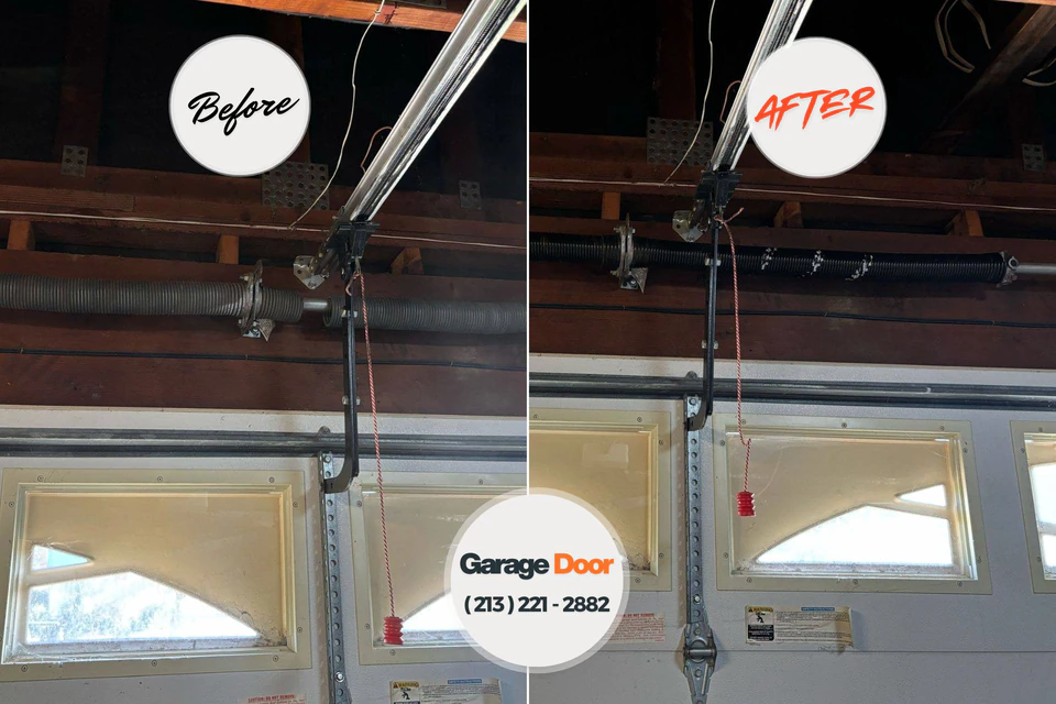 Before and after: garage door repair near me Dennis